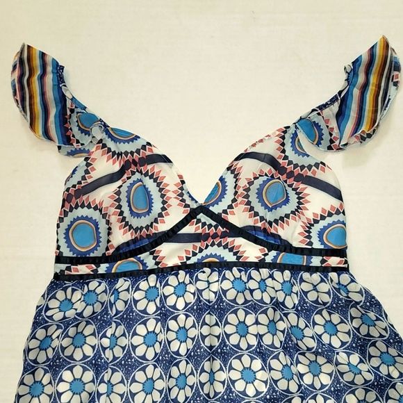 Charlotte Russe- Floral Maxi Dress- Medium - Picture 3 of 10